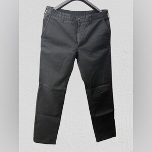Uniqlo Black Winterized Chinos Straight Leg
